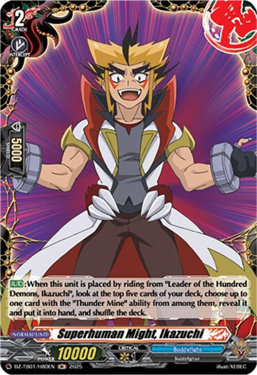 Image for Superhuman Might, Ikazuchi (H) (DZ-TB01/H80EN) - Cardfight Vanguard