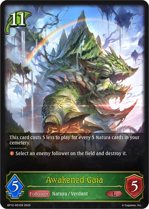 Image for Awakened Gaia (BP12-001EN) - Shadowverse: Evolve