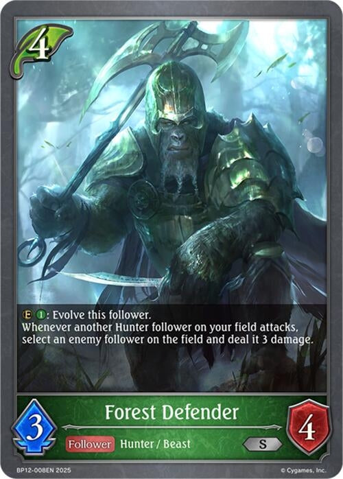Image for Forest Defender (BP12-008EN) - Shadowverse: Evolve