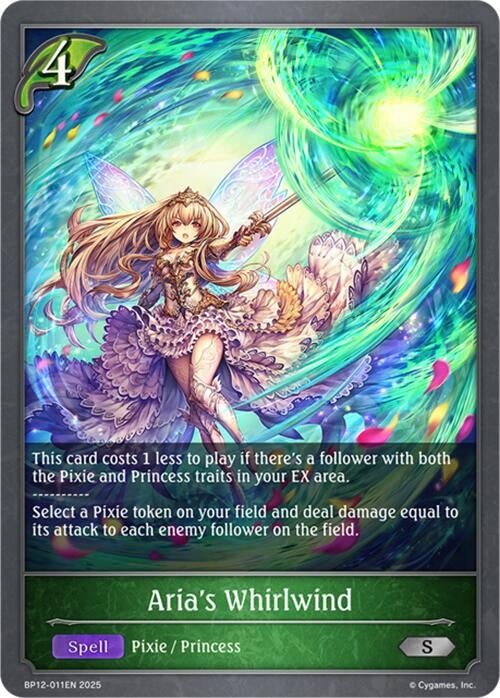 Image for Aria's Whirlwind (BP12-011EN) - Shadowverse: Evolve