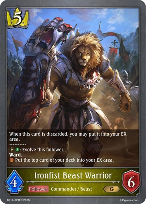 Image for Ironfist Beast Warrior (BP12-021EN) - Shadowverse: Evolve