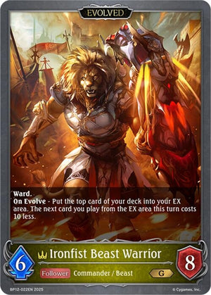 Ironfist Beast Warrior (Evolved) (BP12-022EN)
