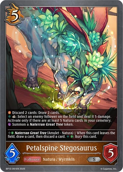 Image for Petalspine Stegosaurus (BP12-061EN) - Shadowverse: Evolve