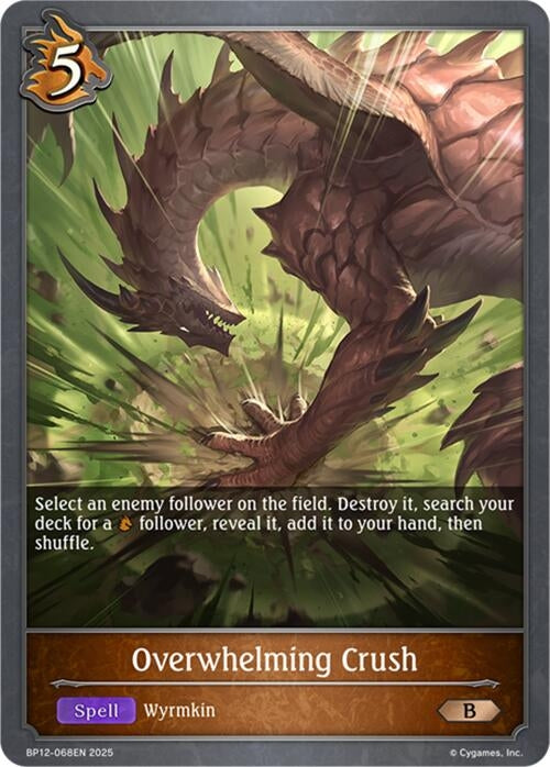 Image for Overwhelming Crush (BP12-068EN) - Shadowverse: Evolve