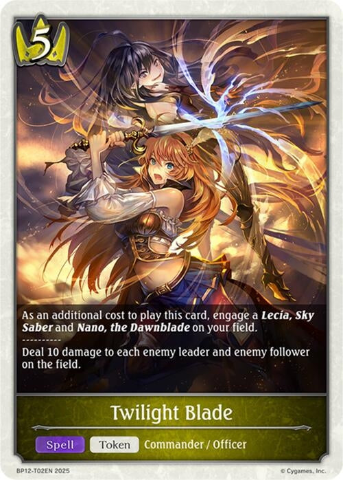 Image for Twilight Blade (BP12-T02EN) - Shadowverse: Evolve