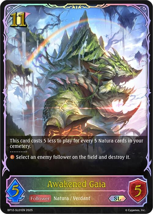 Image for Awakened Gaia (SL) (BP12-SL01EN) - Shadowverse: Evolve