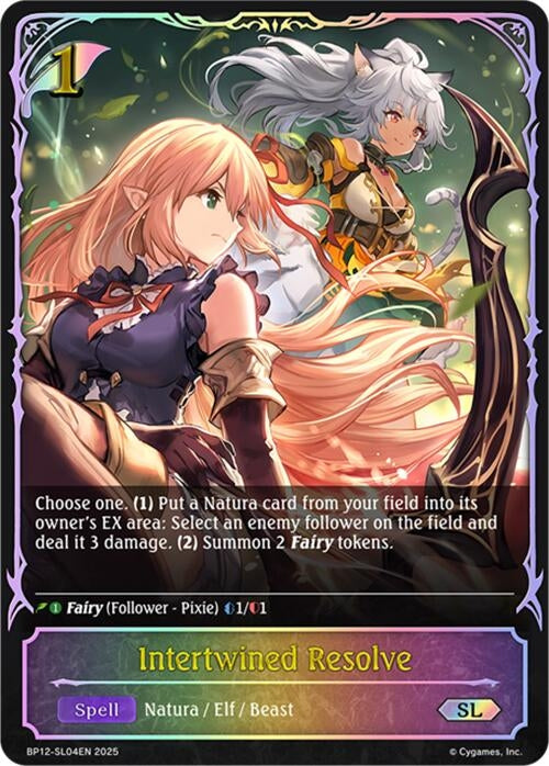 Image for Intertwined Resolve (SL) (BP12-SL04EN) - Shadowverse: Evolve