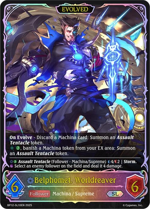 Image for Belphomet, Worldreaver (Evolved) (SL) (BP12-SL10EN) - Shadowverse: Evolve