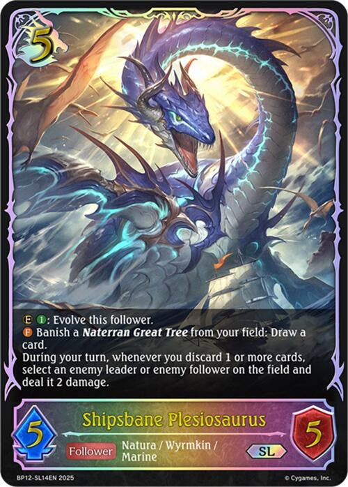 Image for Shipsbane Plesiosaurus (SL) (BP12-SL14EN) - Shadowverse: Evolve