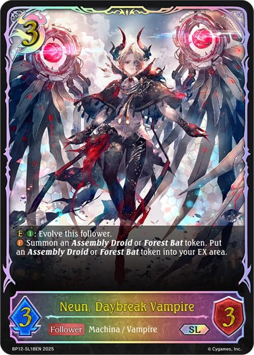 Image for Neun, Daybreak Vampire (SL) (BP12-SL18EN) - Shadowverse: Evolve
