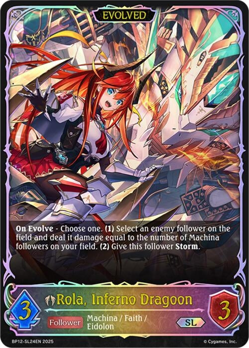 Image for Rola, Inferno Dragoon (Evolved) (SL) (BP12-SL24EN) - Shadowverse: Evolve