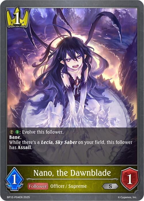 Image for Nano, the Dawnblade - P04 (Foil) (BP12-P04EN) - Shadowverse: Evolve