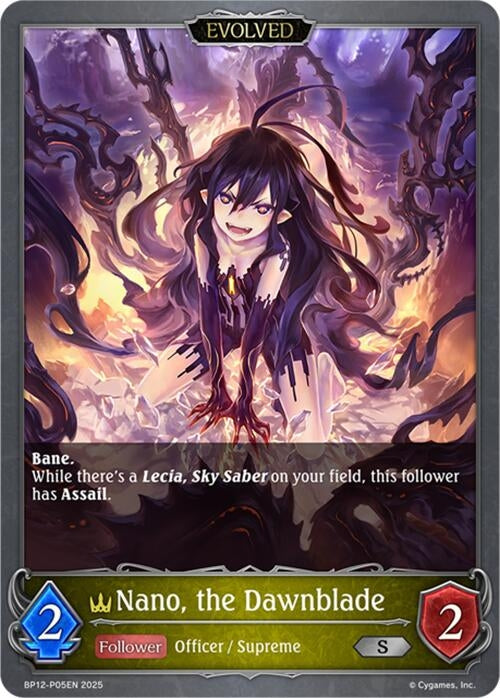 Image for Nano, the Dawnblade (Evolved) - P05 (Foil) (BP12-P05EN) - Shadowverse: Evolve