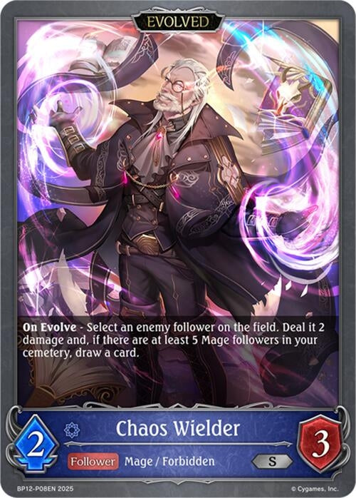 Image for Chaos Wielder (Evolved) - P08 (Foil) (BP12-P08EN) - Shadowverse: Evolve