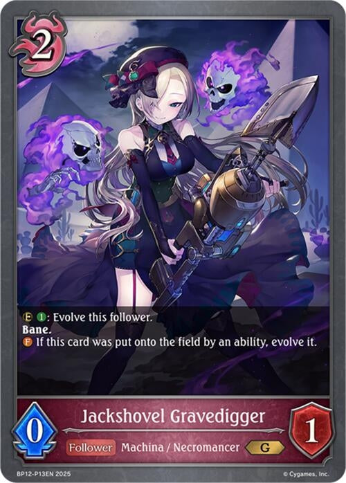 Image for Jackshovel Gravedigger - P13 (Foil) (BP12-P13EN) - Shadowverse: Evolve