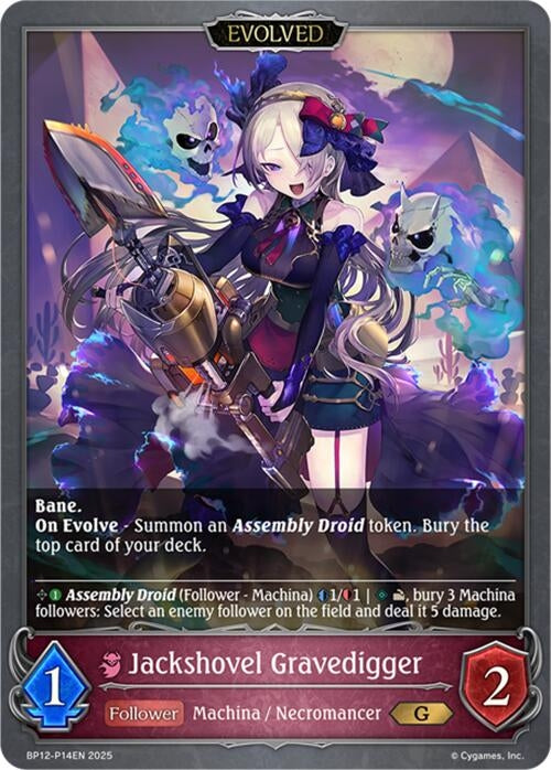 Image for Jackshovel Gravedigger (Evolved) - P14 (Foil) (BP12-P14EN) - Shadowverse: Evolve