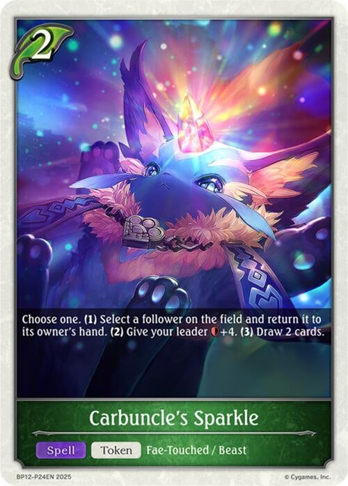 Image for Carbuncle's Sparkle - P24 (Foil) (BP12-P24EN) - Shadowverse: Evolve