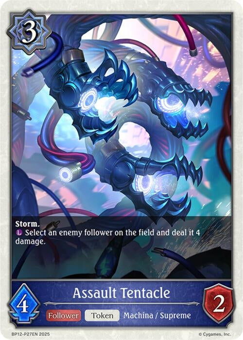 Image for Assault Tentacle - P27 (Foil) (BP12-P27EN) - Shadowverse: Evolve