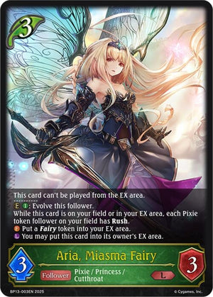 Aria, Miasma Fairy (BP13-003EN)