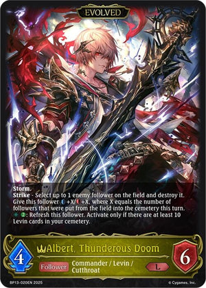 Albert, Thunderous Doom (Evolved) (BP13-020EN)