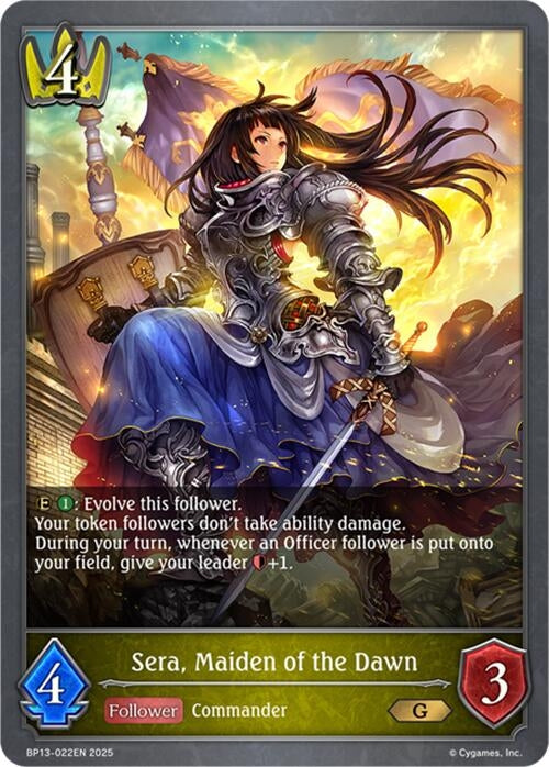 Image for Sera, Maiden of the Dawn (BP13-022EN) - Shadowverse: Evolve
