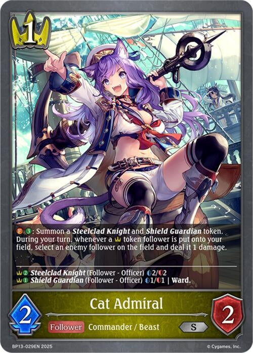Image for Cat Admiral (BP13-029EN) - Shadowverse: Evolve