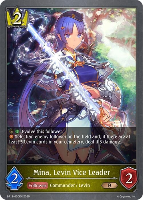 Image for Mina, Levin Vice Leader (BP13-030EN) - Shadowverse: Evolve
