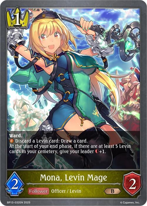 Image for Mona, Levin Mage (BP13-032EN) - Shadowverse: Evolve
