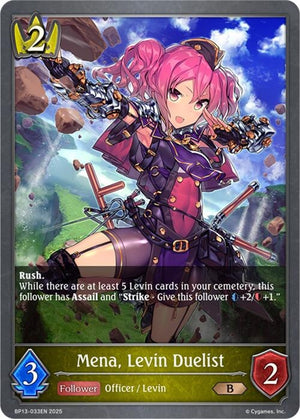 Mena, Levin Duelist (BP13-033EN)