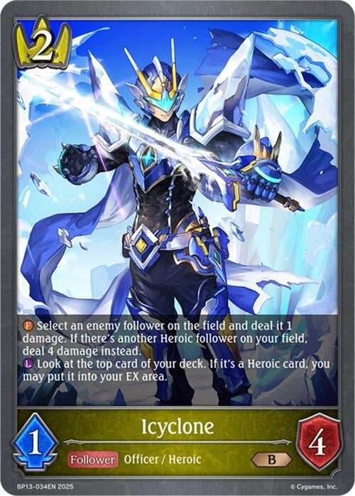 Image for Icyclone (BP13-034EN) - Shadowverse: Evolve