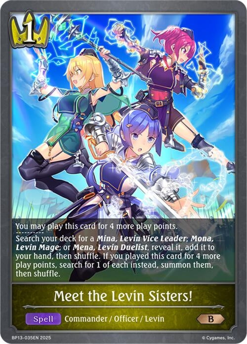 Image for Meet the Levin Sisters! (BP13-035EN) - Shadowverse: Evolve