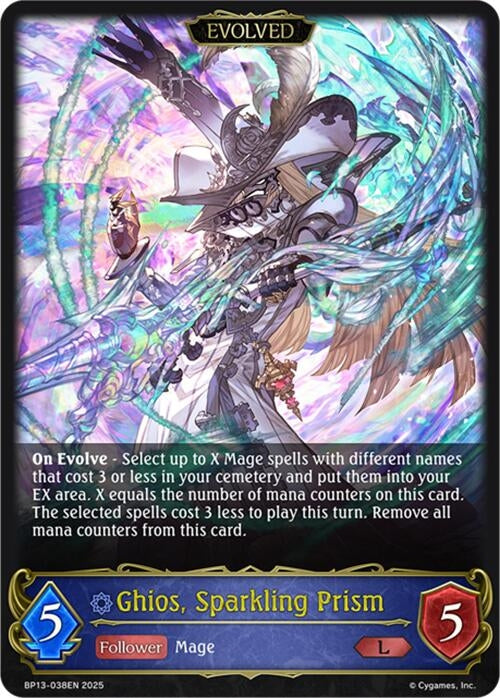Image for Ghios, Sparkling Prism (Evolved) (BP13-038EN) - Shadowverse: Evolve