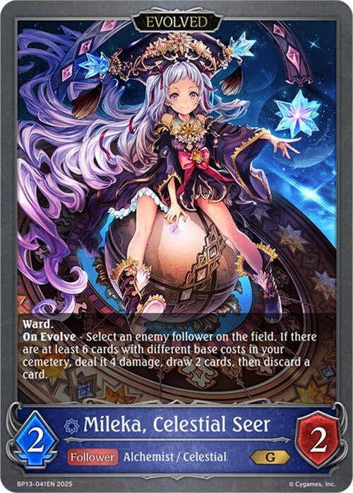 Image for Mileka, Celestial Seer (Evolved) (BP13-041EN) - Shadowverse: Evolve
