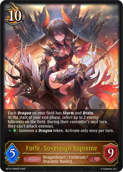 Image for Forte, Sovereign Supreme (BP13-056EN) - Shadowverse: Evolve