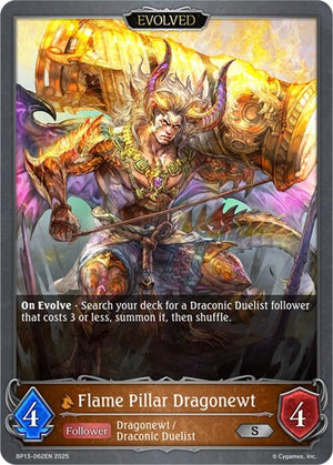 Flame Pillar Dragonewt (Evolved) (BP13-062EN)