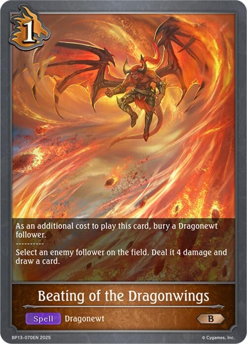 Image for Beating of the Dragonwings (BP13-070EN) - Shadowverse: Evolve