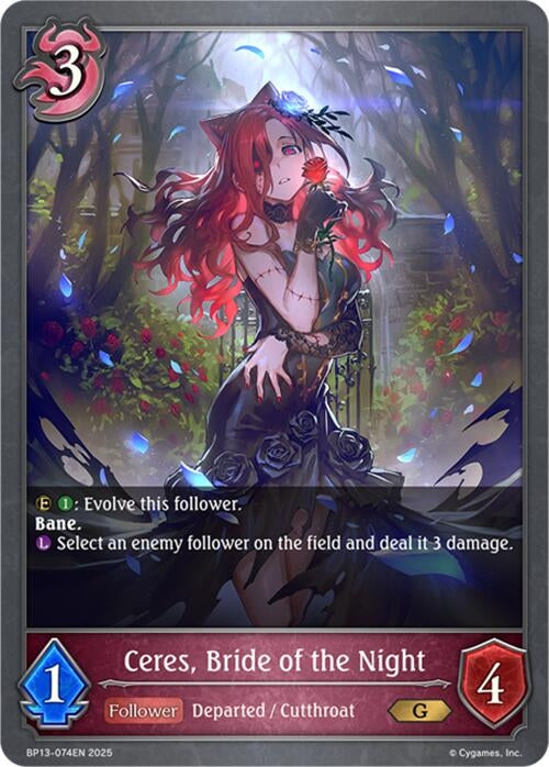 Image for Ceres, Bride of the Night (BP13-074EN) - Shadowverse: Evolve