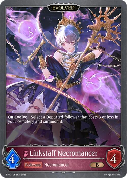 Image for Linkstaff Necromancer (Evolved) (BP13-083EN) - Shadowverse: Evolve