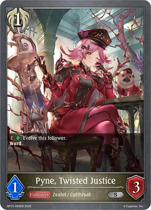 Image for Pyne, Twisted Justice (BP13-095EN) - Shadowverse: Evolve