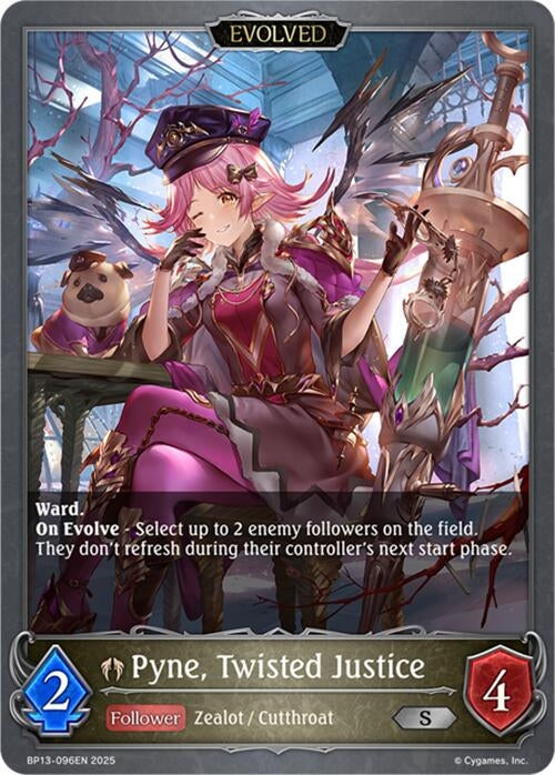 Image for Pyne, Twisted Justice (Evolved) (BP13-096EN) - Shadowverse: Evolve