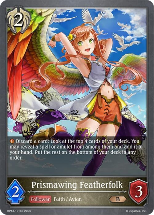 Image for Prismawing Featherfolk (BP13-101EN) - Shadowverse: Evolve