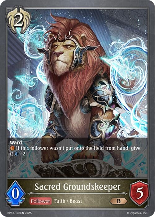 Image for Sacred Groundskeeper (BP13-103EN) - Shadowverse: Evolve