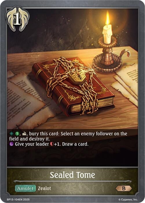 Image for Sealed Tome (BP13-104EN) - Shadowverse: Evolve
