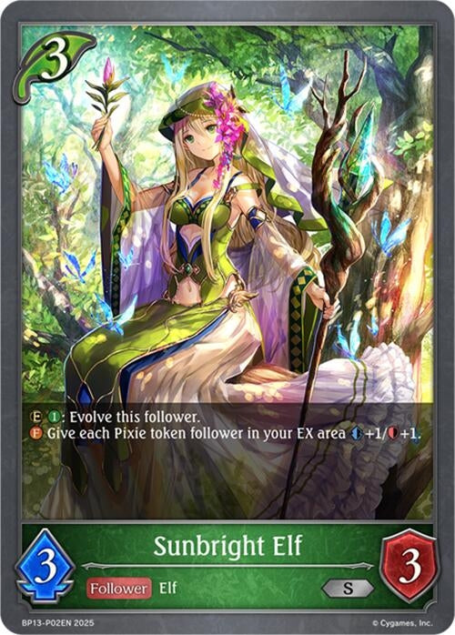 Image for Sunbright Elf - P02 (Foil) (BP13-P02EN) - Shadowverse: Evolve