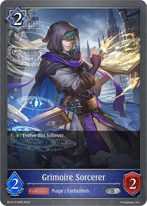 Image for Grimoire Sorcerer - P10 (Foil) (BP13-P10EN) - Shadowverse: Evolve