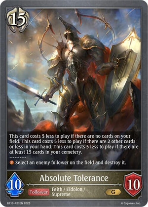 Absolute Tolerance - P21 (Foil) (BP13-P21EN)