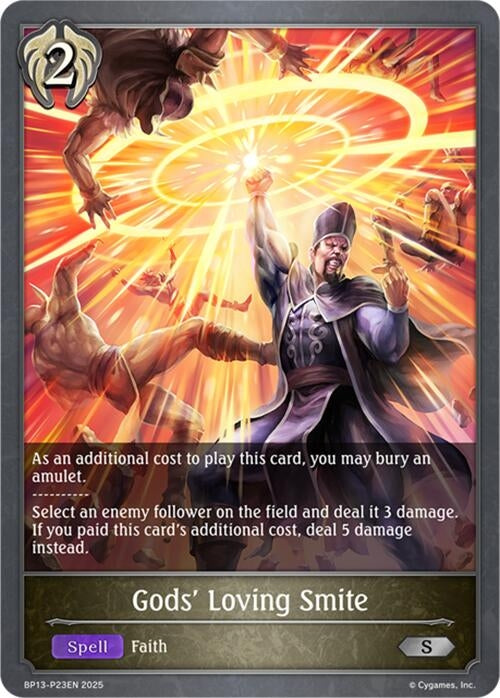 Image for Gods' Loving Smite - P23 (Foil) (BP13-P23EN) - Shadowverse: Evolve