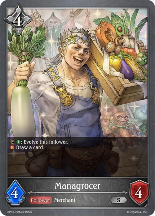Image for Managrocer - P26 (Foil) (BP13-P26EN) - Shadowverse: Evolve