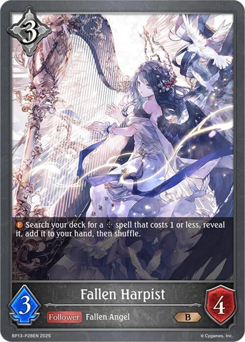 Image for Fallen Harpist - P28 (Foil) (BP13-P28EN) - Shadowverse: Evolve