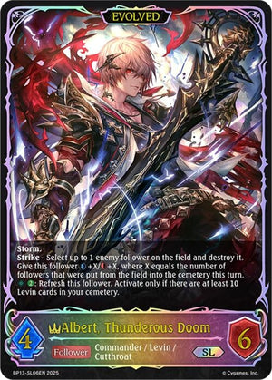 Albert, Thunderous Doom (Evolved) (SL) (BP13-SL06EN)
